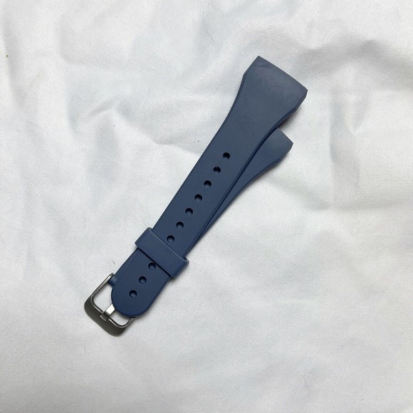 Silicon watch straps rubber watchband Bluegray Single compatible Fit - Picture 1 of 2